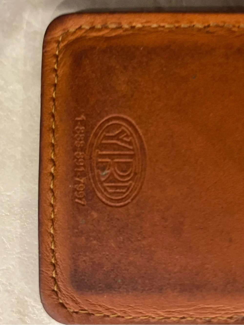 Leather Brown Leather Money Clip Wallet